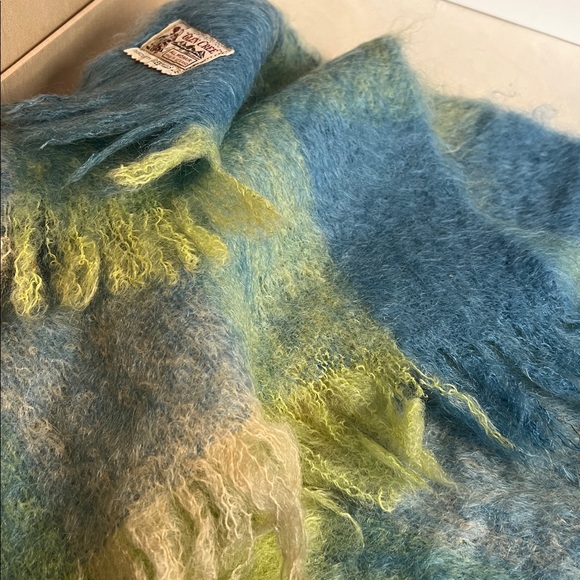 Vintage Glen Cree mohair wrap scarf 18x64 - Picture 7 of 7